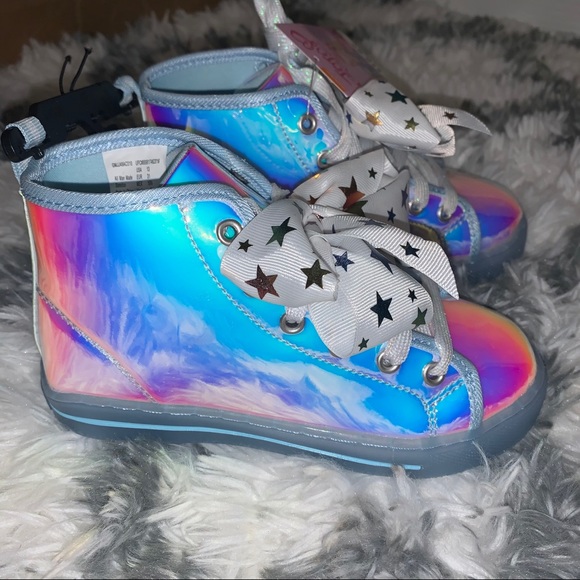 Jojo Siwa Galactic Iridescent High Top Sneakers - Picture 2 of 7